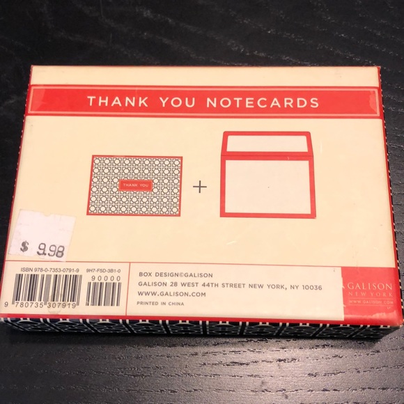 NWB- Galison Thank you and Blank Notecards - Picture 3 of 8